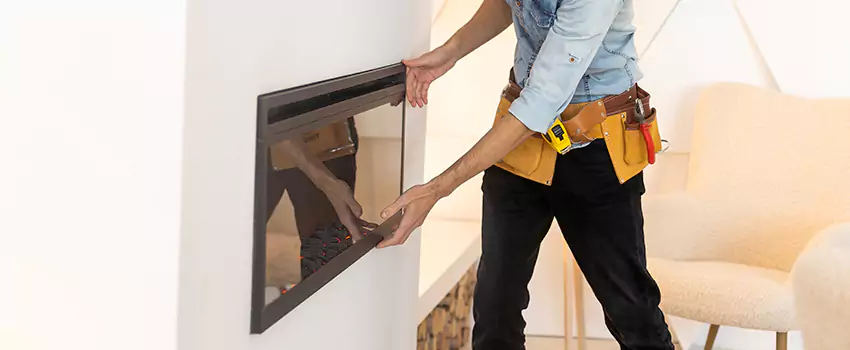 Metal Fireplace Installation in McNair, Virginia